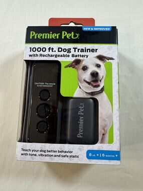Premier Pet 1000 ft Dog Trainer Rechargeable Remote Training Collar GDT00-17994
